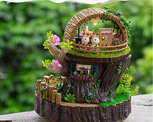Dollhouse Miniature Fantasy Forest DIY Kit