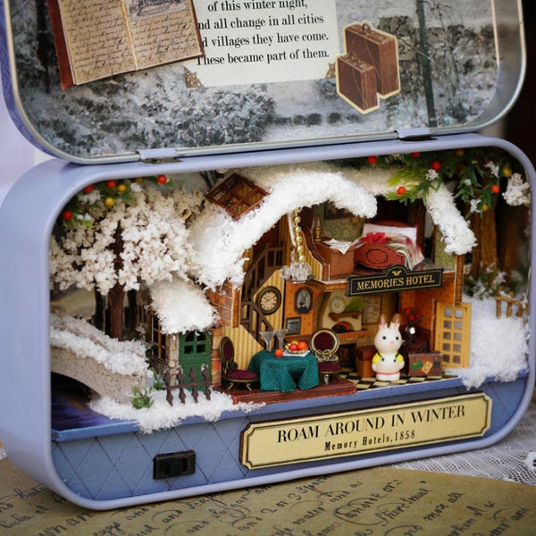 DIY Miniature Box - Roam Around In Winter