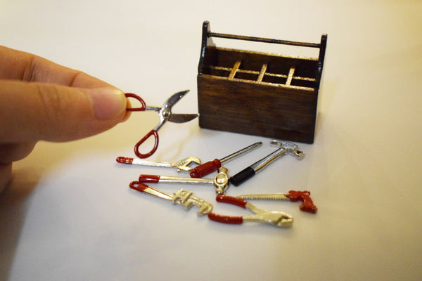 Dollhouse Miniature Toolbox Set