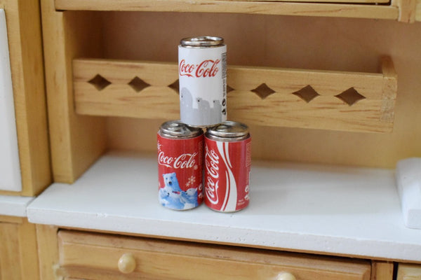 Dollhouse miniature coca cola