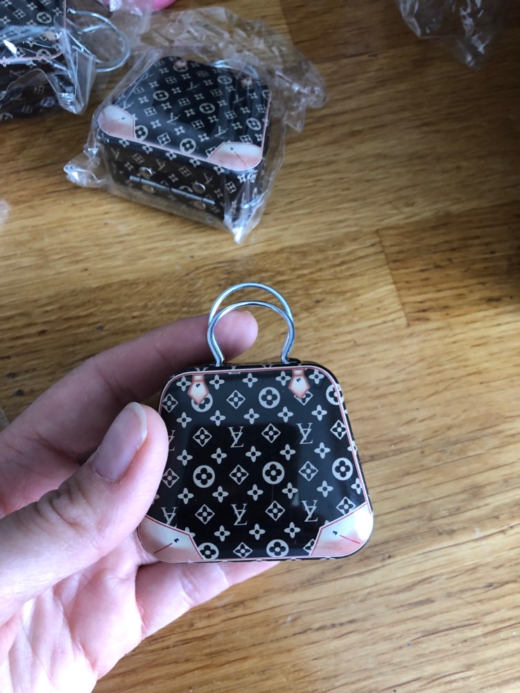 Miniature Louis Vuitton Suitcase (1:6 scale)