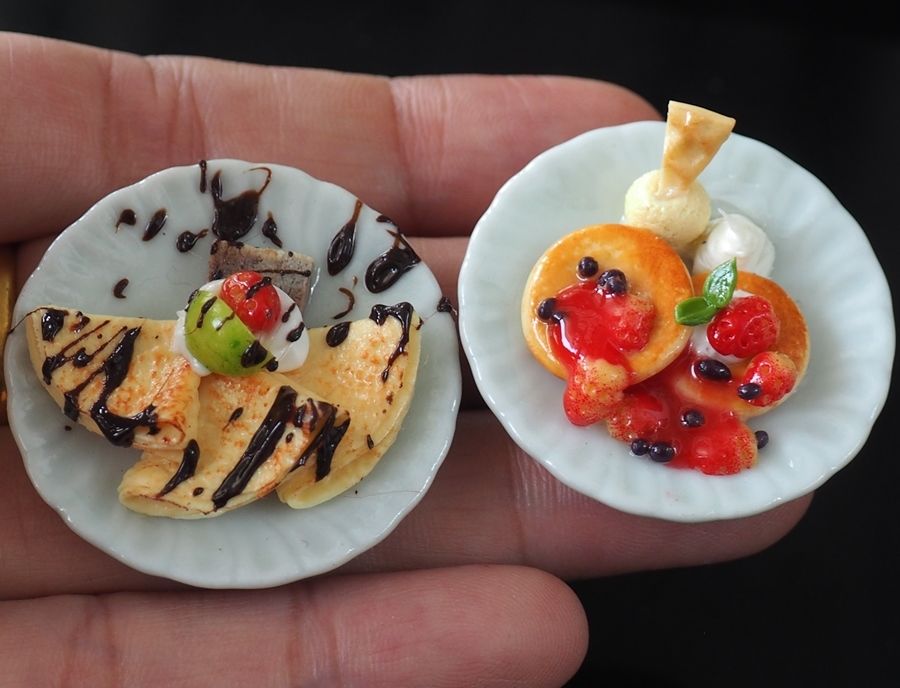Miniature Crepes and Pancakes