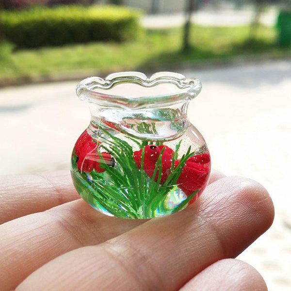 1:12 Dollhouse Miniature Fish Bowl