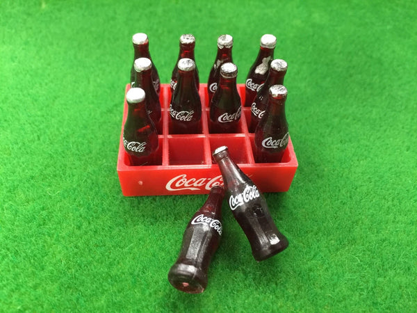 Dollhouse miniature 1:12 coca cola tray