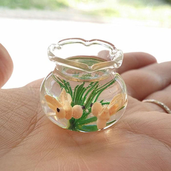 1:12 Dollhouse Miniature Fish Bowl
