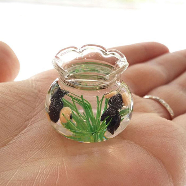 1:12 Dollhouse Miniature Fish Bowl