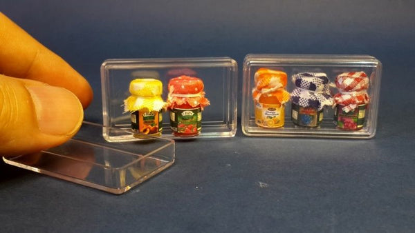 Dollhouse Miniature Jam Bottles