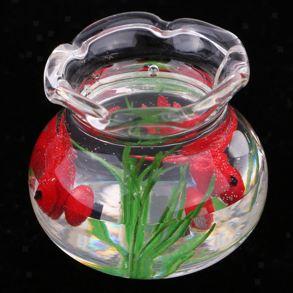 1:12 Dollhouse Miniature Fish Bowl