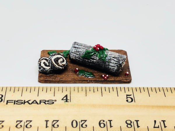 Miniature Christmas Yule log