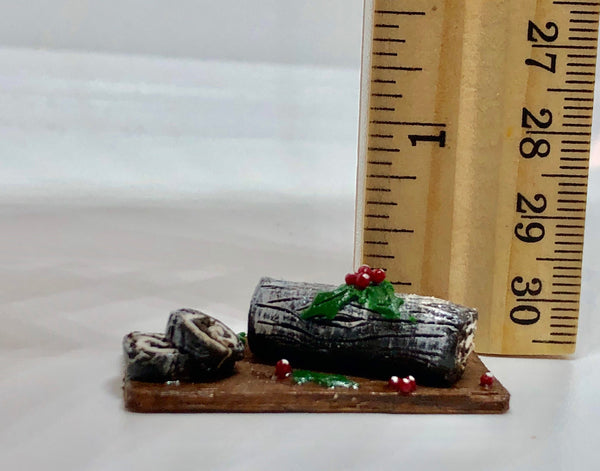 Miniature Christmas Yule log