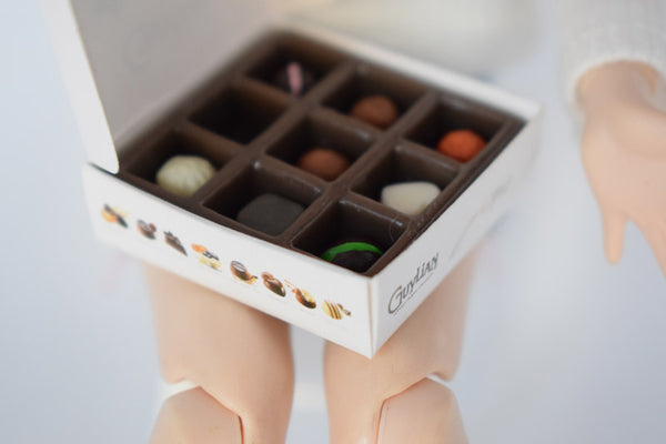 Dollhouse Miniature Mini Guylian Chocolate Box (1:6 scale)