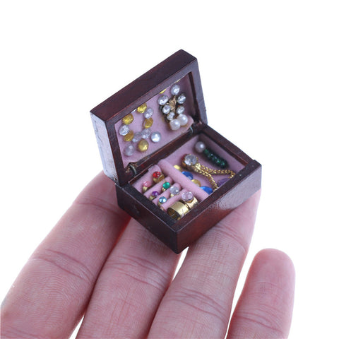 1:12 Dollhouse Miniature Jewelry Box