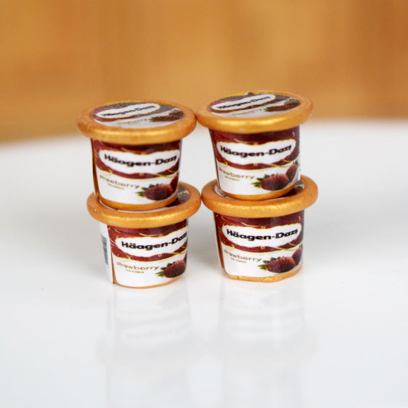 Haagen-Dazs Ice Cream 1/6 scale (4pcs) – Tiny Must Haves