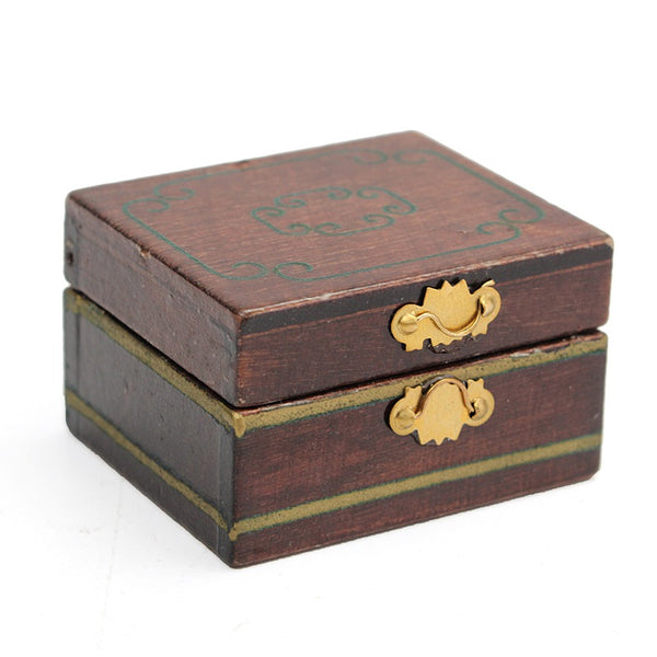 Miniature Wooden Jewelry Box