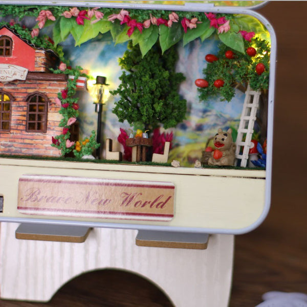 Dollhouse Miniature Brave New World DIY Box