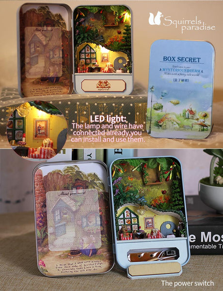 Box Secret Dollhouse Miniature