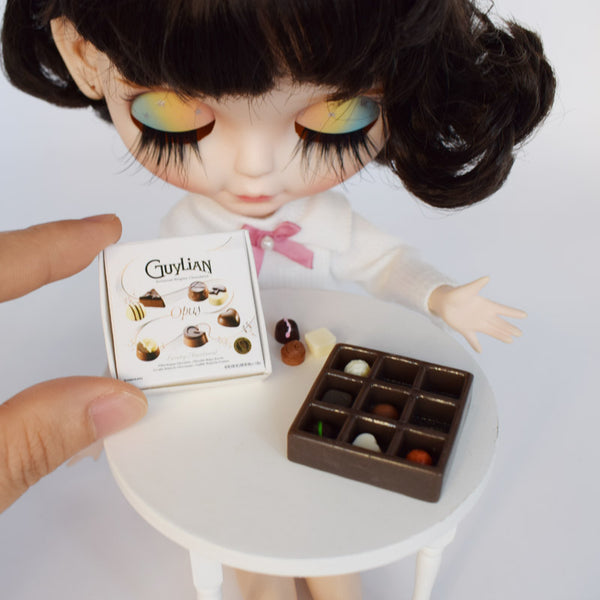 Dollhouse Guylian Chocolate Box (1:6 scale)