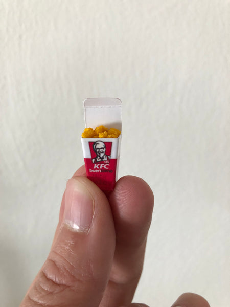 Miniature Dollhouse KFC Bucket front
