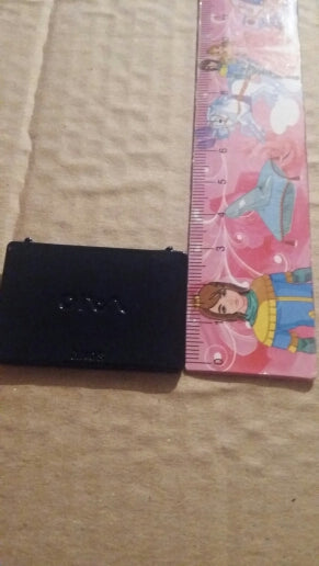 Black dollhouse miniature laptop 1/12 scale