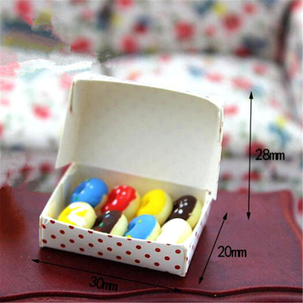 Miniature Donuts in Bakery Paper Box