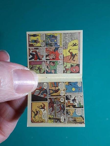Miniature Comic book Spiderman 1/12 scale