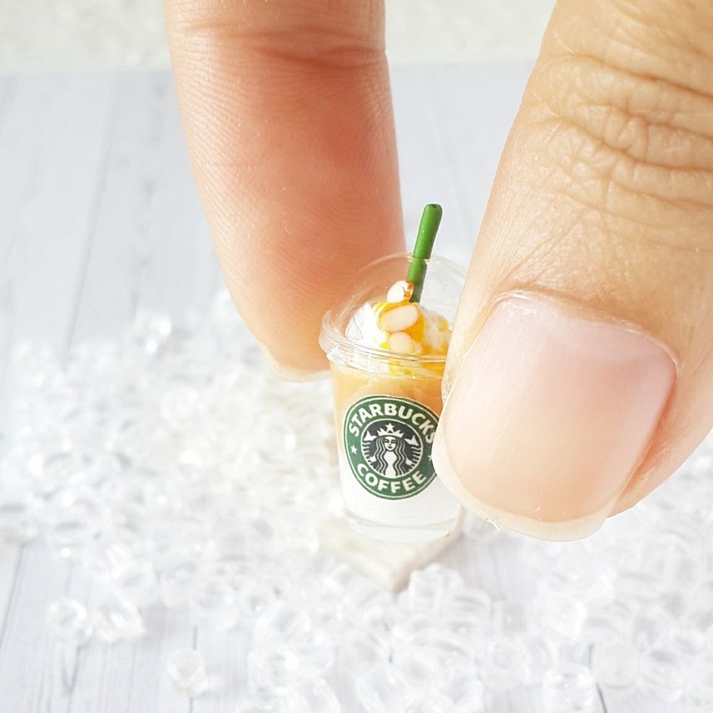 Miniature Starbucks Ice Coffee Cups (4 pcs) – Tiny Must Haves