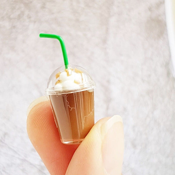 Doll house Miniature Starbucks Ice Chocolate Coffee Cups