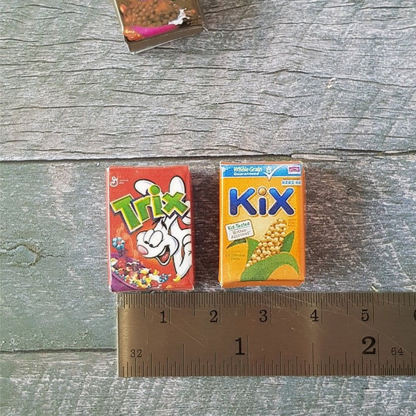 1:12 Dollhouse Miniature Cereal Packaging