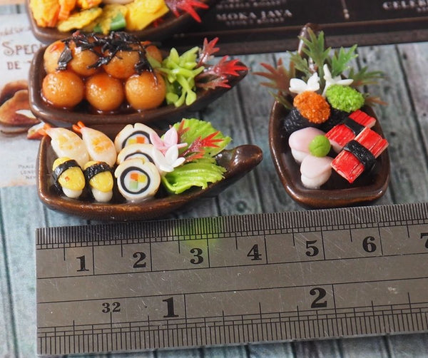 1:12 scale Dollhouse Miniature Sushi