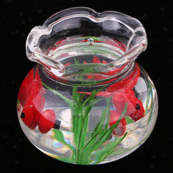 1:12 Dollhouse Miniature Fish Bowl