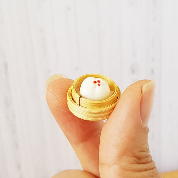 1:12 doll house miniature food chinese buns