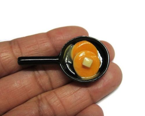 Miniature Frying Pan with Pancakes